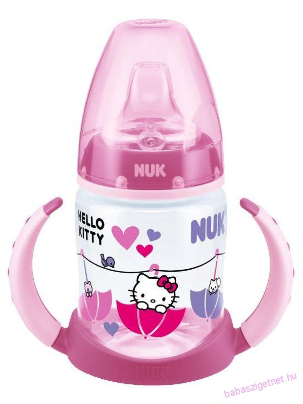 NUK Hello Kitty first choice 150 ml tanulópohár / cumisüveg